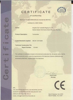 CE Certificate